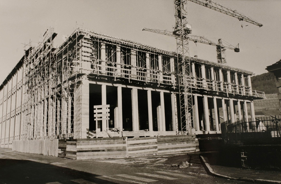 Construction du Louvre